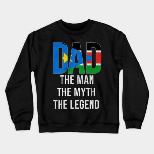 South Sudanese Dad The Man The Myth The Legend - Gift for South Sudanese Dad With Roots From South Sudanese Crewneck Sweatshirt